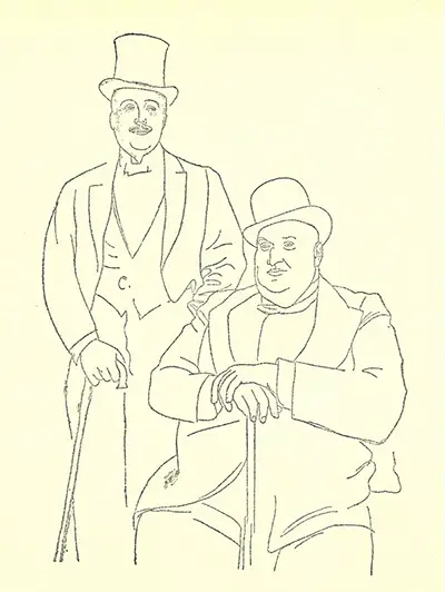 Portrait of Diaghilev and Seligsberg Pablo Picassoo
